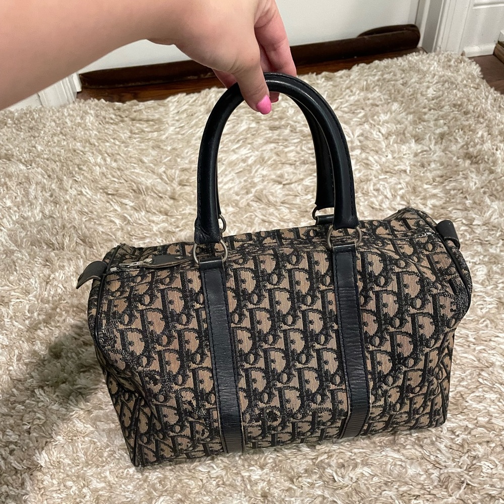 Vintage Dior Trotter Boston Bag